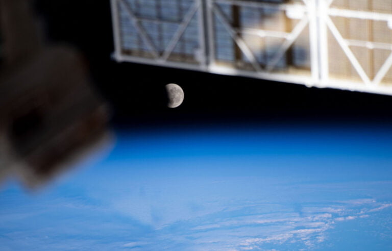 Lunar Eclipse from ISS