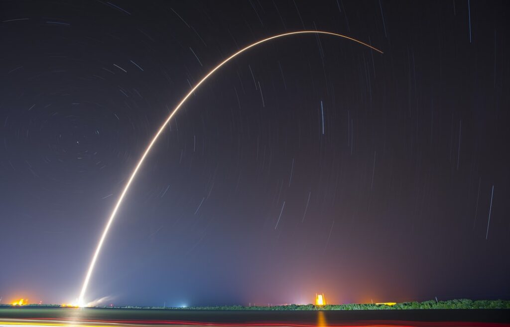 太空產業的指標事件：SpaceX Launch at Kennedy Space Center, United States